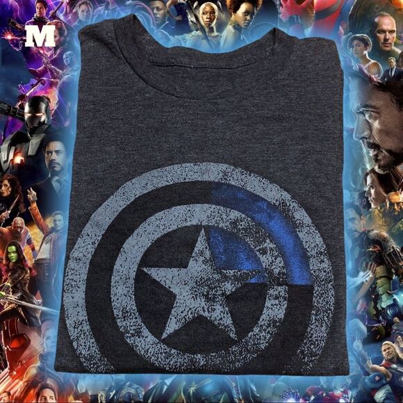 Captain America Marvel Tee Medium tee - Picture 1 of 6